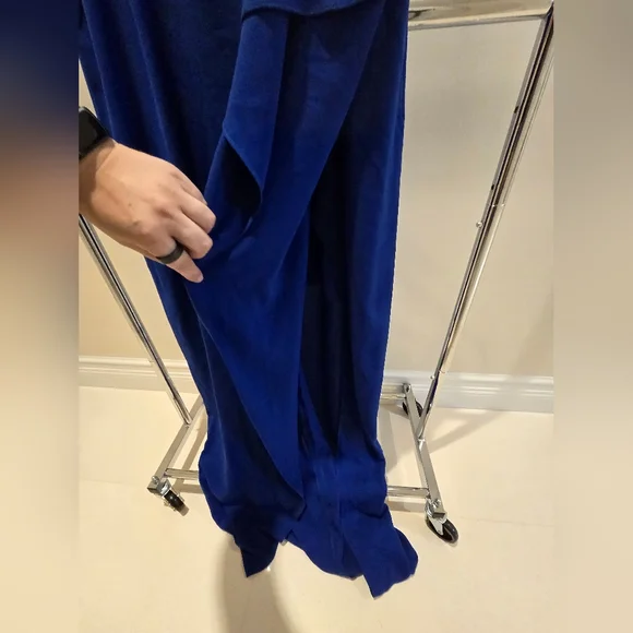 Halston Heritage Cobalt Blue Strapless Dress - Picture 3 of 12